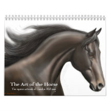 El arte del calendario del caballo