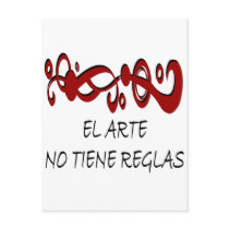 El Arte No Tiene Reglas postcards by Supernova23 El Arte No Tiene Reglas postcards