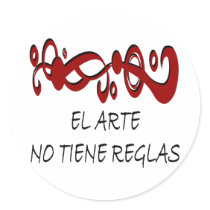 El Arte No Tiene Reglas stickers by Supernova23 El Arte No Tiene Reglas stickers