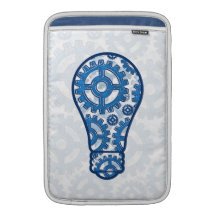 El azul adapta la bombilla funda para macbook air