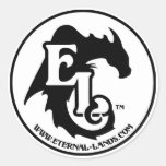 EL b&w sticker