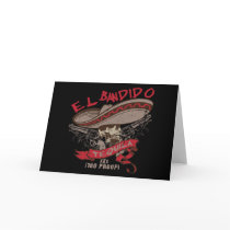 El Bandido Tequila Greeting Card