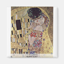 El beso (detalle) por Klimt Gustavo Imán Para Frigorífico