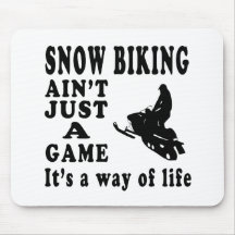 El Biking de la nieve no es apenas un juego que es Tapetes De Ratones