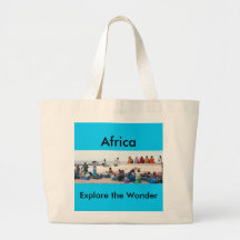 El bolso clásico de la lona, "África, explora la m Bolsa
