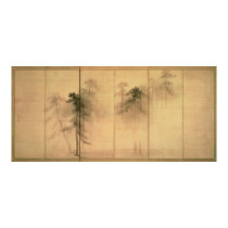 El bosque de pinos posters