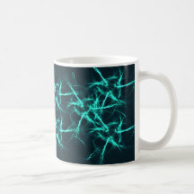 El brillar intensamente de choque tazas de café