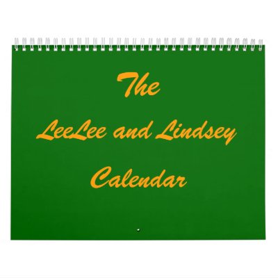 El calendario de LeeLee y de Lindsey El calendario de LeeLee y de Lindsey