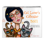 El calendario del amante del gato para 2011