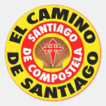 El Camino de Santiago Stickers