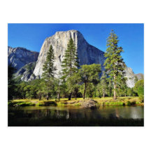 El Capitan And Merced River In Yosemite Park Post Card