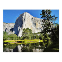 El Capitan And Merced River In Yosemite Postcards