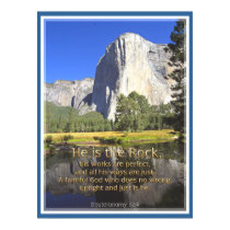 EL CAPITAN - Deuteronomy 32:4 POSTER PRINT by RanchLady EL CAPITAN - Deuteronomy 32:4 POSTER PRINT