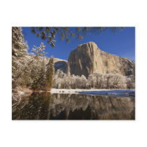 El Capitan reflects into the Merced River in