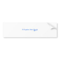 El Capitan State Beach California Classic Design Bumper Sticker