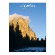 El Capitan (winter) Yosemite California Products Post Cards