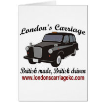 El carro de Londres Tarjetas
