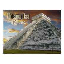 El Castillo at Chichen Itza, Mexico Postcard