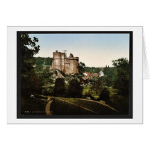 El castillo, Clisson, vintage Photochrom de Franci Tarjeton