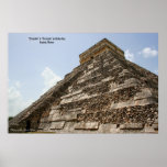 "El Castillo" or "The Castle" at Chichen Ixta Poster
