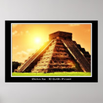 EL CASTILLO PYRAMID POSTER