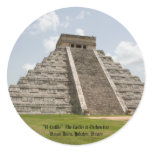 "El Castillo" (The Castle) at Chichen Itza Sticker