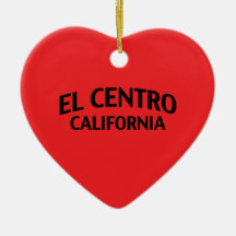 El Centro California Christmas Tree Ornament
