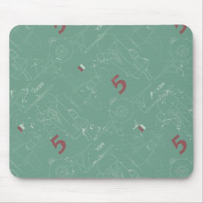 El Chupacabra Pattern Mousepad