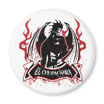 El Chupacabra - The Goat Sucker magnets by starwolf El Chupacabra - The Goat Sucker magnets