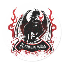 El Chupacabra - The Goat Sucker stickers