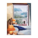 El cojín azul / The blue pillow. Postcard by arantza El cojín azul / The blue pillow. Postcard