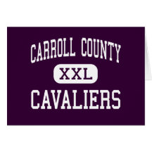 El condado de Carroll - Cavaliers - alto - Hillsvi Felicitacion
