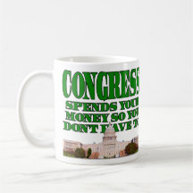 El congreso pasa su dinero tazas de café