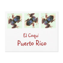 El Coqui Puerto Rico Post Card