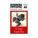 El Coqui Puerto Rico Stamp by Sepia673 El Coqui Puerto Rico Stamp