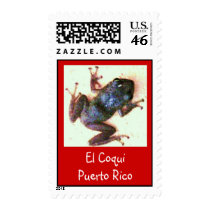 El Coqui Puerto Rico Stamp