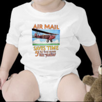 El correo aéreo ahorra tiempo playeras