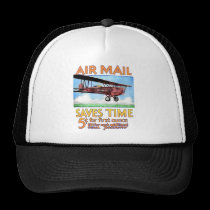 El correo aéreo ahorra tiempo gorras