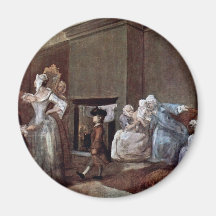 El corsé, por Hogarth Guillermo (la mejor calidad) Imanes De Nevera