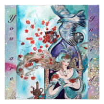 El CUENTO DE HADAS TURCO, rosa azul rojo brillante Comunicado Personalizado