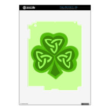 El día céltico de San Patricio del trébol iPad 2 Skins