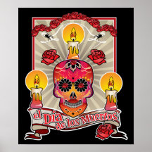 El Dia De Los Muertos - Day of the Dead Print