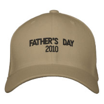 El día de padre 2010 gorra de beisbol bordada