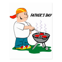 El día de padre postal