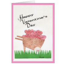 El día de San Valentín feliz Tarjetas