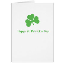 El día de St Patrick feliz Tarjetas