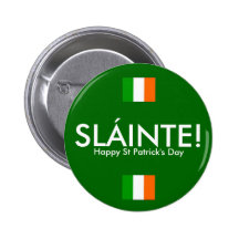 ¡El día de St Patrick - Slainte! Pins