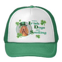 El día Irish Setter de St Patrick Gorro De Camionero