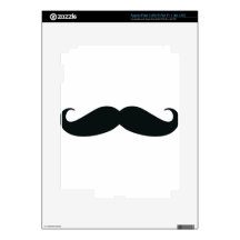 El diseño del bigote iPad 3 skins