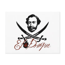 El Draque Pirate Insignia postcards